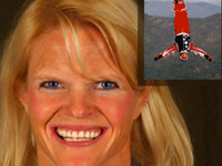 Nikki Stone, 1998 Olympic Gold Medalist in Inverted Aerial Skiing