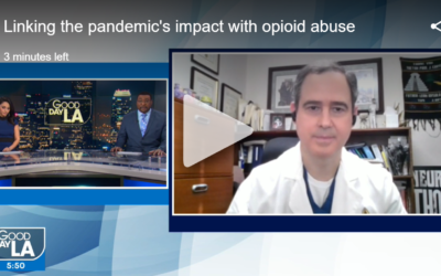 Dr. Christo on Good Day LA: Linking the pandemic’s impact with opioid abuse